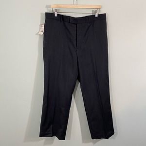 Express Dark Grey Wool Classic Fit Straight Leg Tailored Pants Size 36 x 28 NWT